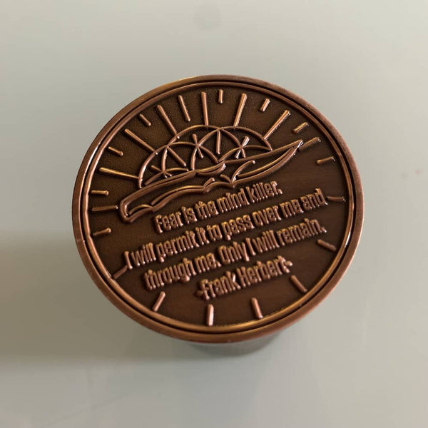 "Fear is the Mind Killer" Challenge Coin