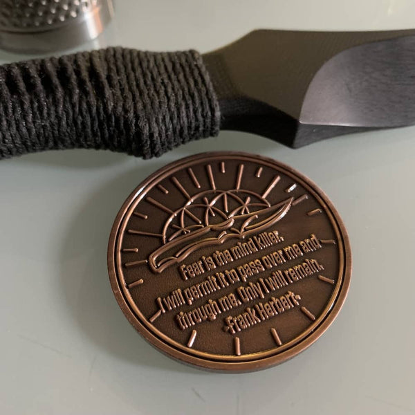 "Fear is the Mind Killer" Challenge Coin