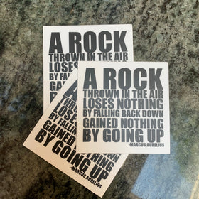Marcus Aurelius Stoic Quote Sticker