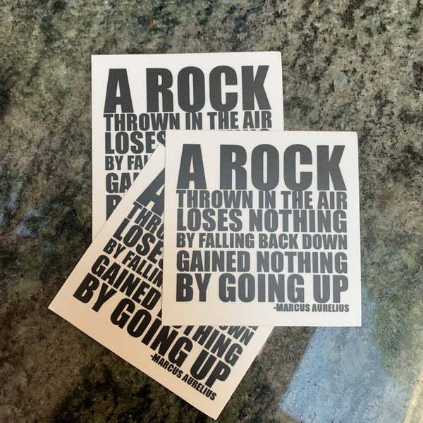 Marcus Aurelius Stoic Quote Sticker